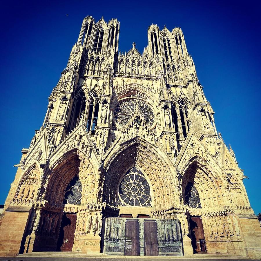 AUGUSTINS appartement T2 lumineux proche Cathédrale Reims Esterno foto